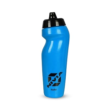 Nivia Radar Sippers Bottle for Sports Cycling, Gym & Running Bottle for Training, Exercise, Fitness- Portable, Light Weight, & Leakproof with Quick-Grip, 600ml (Royal/Blue) Low Density| Polyethylene - image, photos