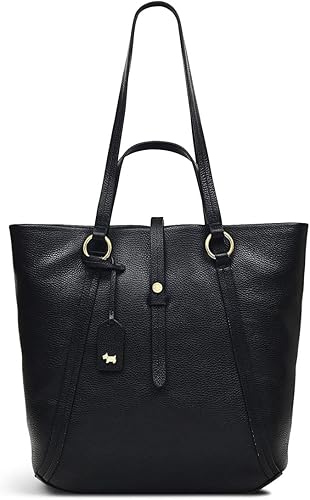 RADLEY London Charlotte Street - Bolso grande con cremallera superior, Negro -