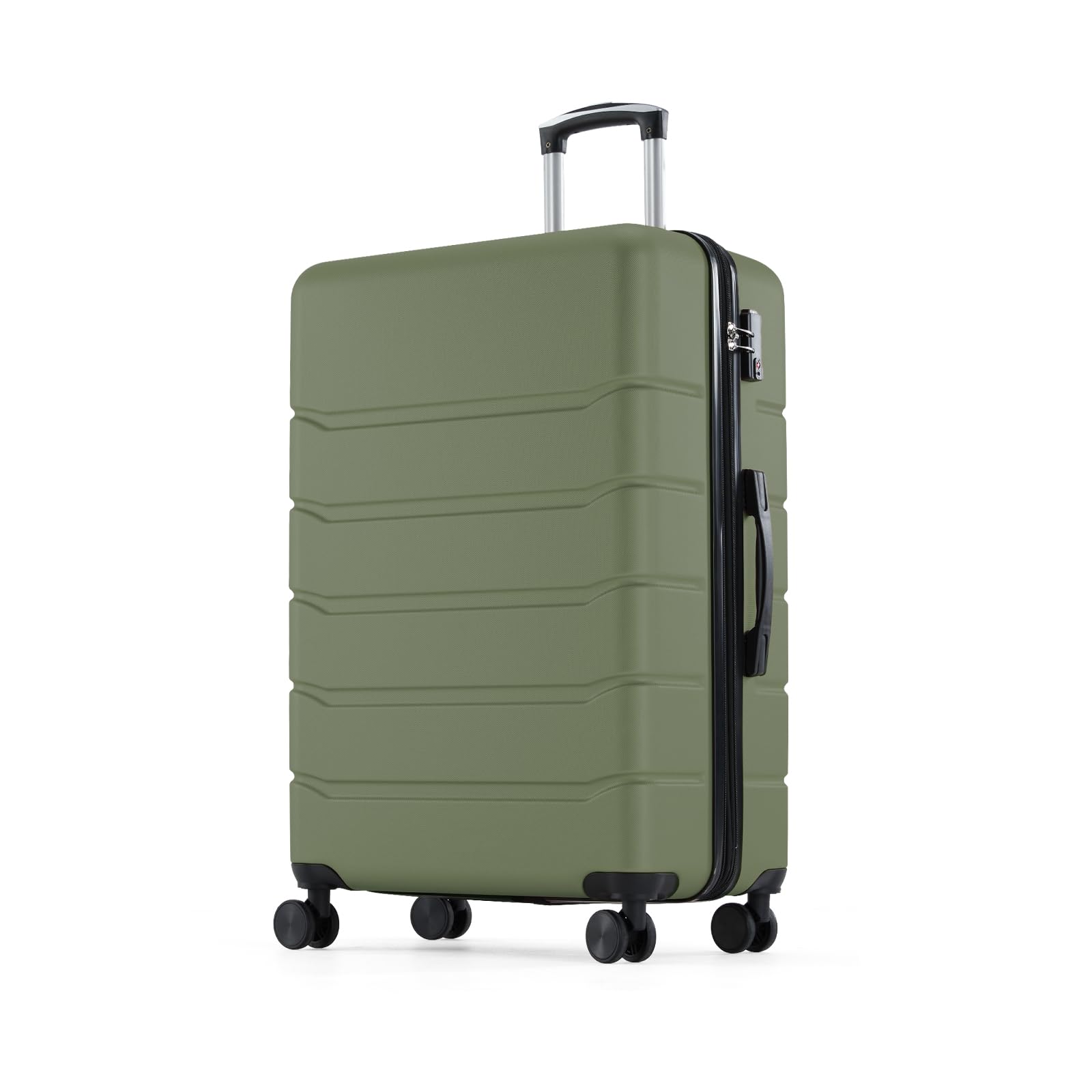 OLIXIS 20 Inch Carry-On Luggage, Hardside Suitcase with Spinner Wheels, Lightweight ABS Hard Shell Travel Luggage, TSA Approv