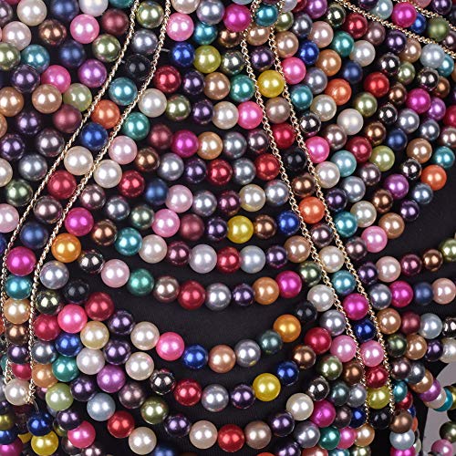 Ccbodily Pearl Body Chain Bra - Fashion Shoulder Necklaces Bra Chain Body Jewelry (Mix) #TOP7