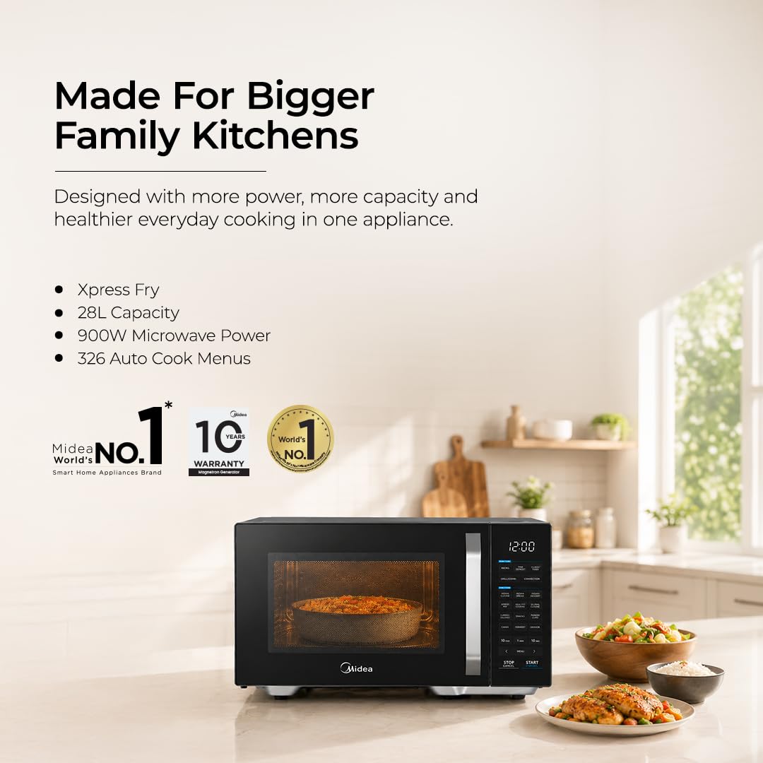 Midea 28L Convection Microwave - Air Fry & Grill -11