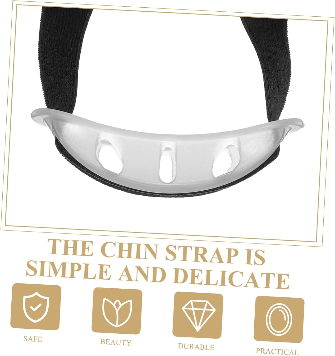 3pcs Adjustable Helmet Chin Straps Hard Hat Protective Straps for Construction Safety Comfortable Chin Protector Easy to Install