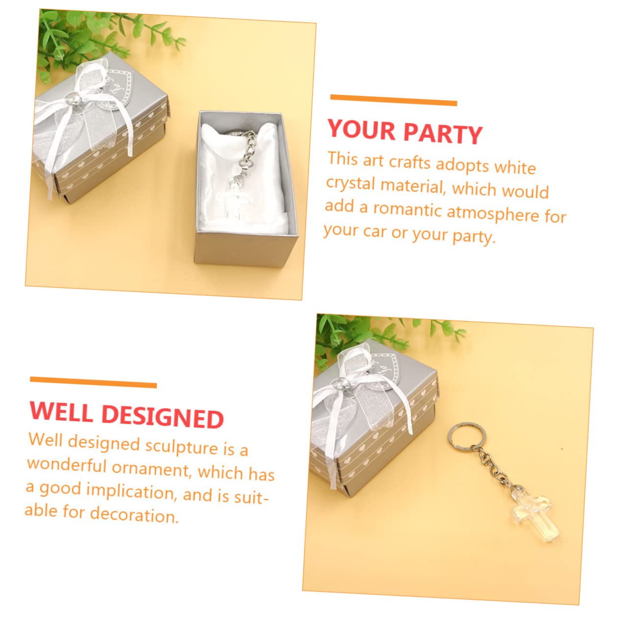 BESTYASH 5pezzi Portachiavi Accessorio Per Chiavi Per Matrimoni e Decorazioni Festive