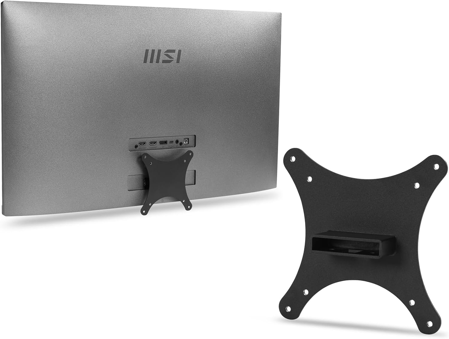 Monitor Arm/Mount VESA Bracket Adapter Compatible with MSI Monitor (MD271UL, MD271ULDE) - 75x75mm 100×100mm Black