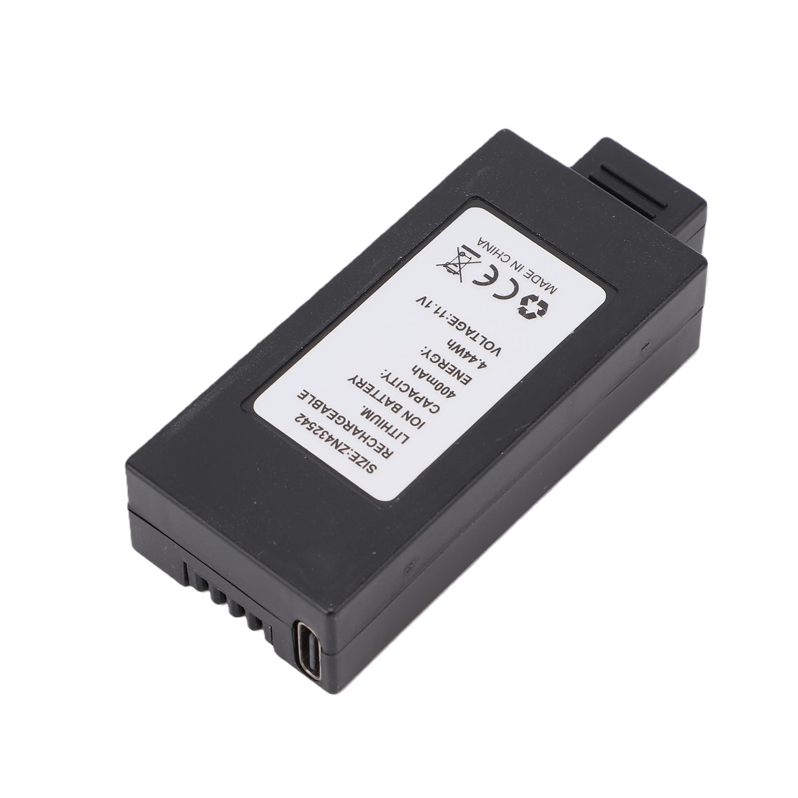 Wiederaufladbarer 11,1V 400mAh RC-Hubschrauber-Akku, RC ERA C123 EC135 Ferngesteuerte Hubschrauber mit Überladeschutz, Tiefentladeschutz, Überstromschutz, Kurzschlussschutz (3 Stück)