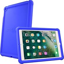 TECHGEAR Bumper Case for iPad 9.7 (2018/2017) Shock Resistant Silicone Rubber with Reinforced Edges and Corners + Protective Film (iPad 9.7 6th/5th Generation)