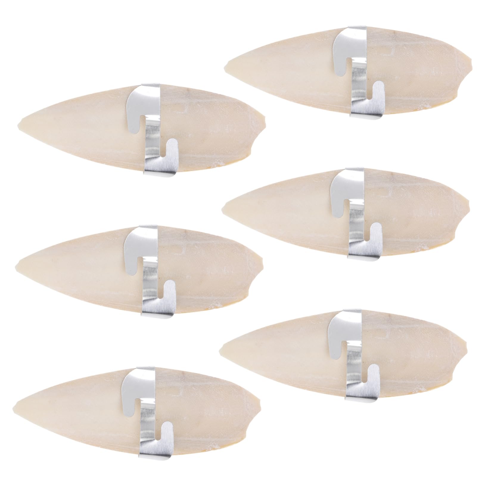 BESTonZON 6Set Cuttlebone Chew for Birds with Metal Holder Natural Cuddle Bone for Parrots Cockatiels and Pets Promotes Beak Health and Entertains