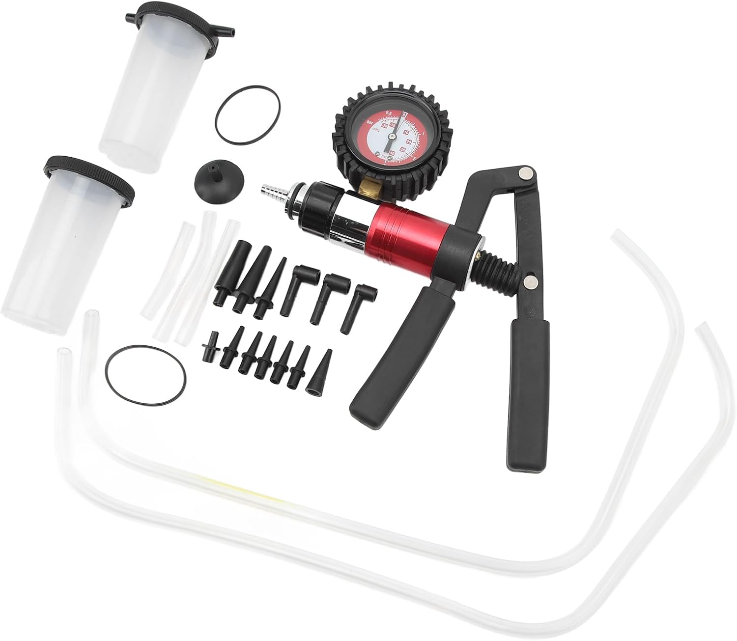 Brake Bleeder Kit, Handheld Vacuum Pump Set Tester,Brake Clutch Fluid Oil Bleeding System Tool,for Truck Car,