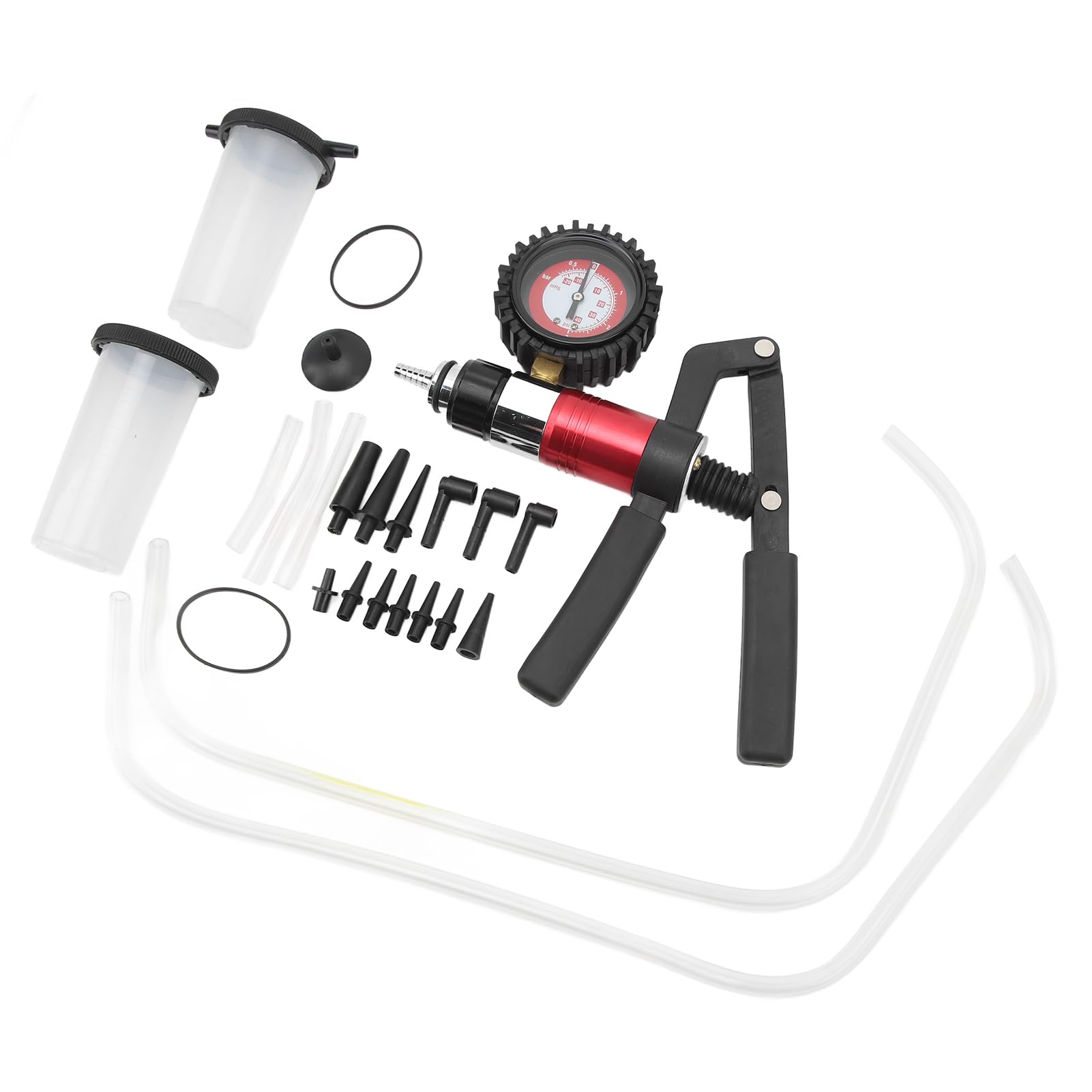 Kit De Purga De Frenos Bomba De Mano Vacio Presion Prueba Purga Aceite Frenos Embrague Herramienta Para Coche Camion