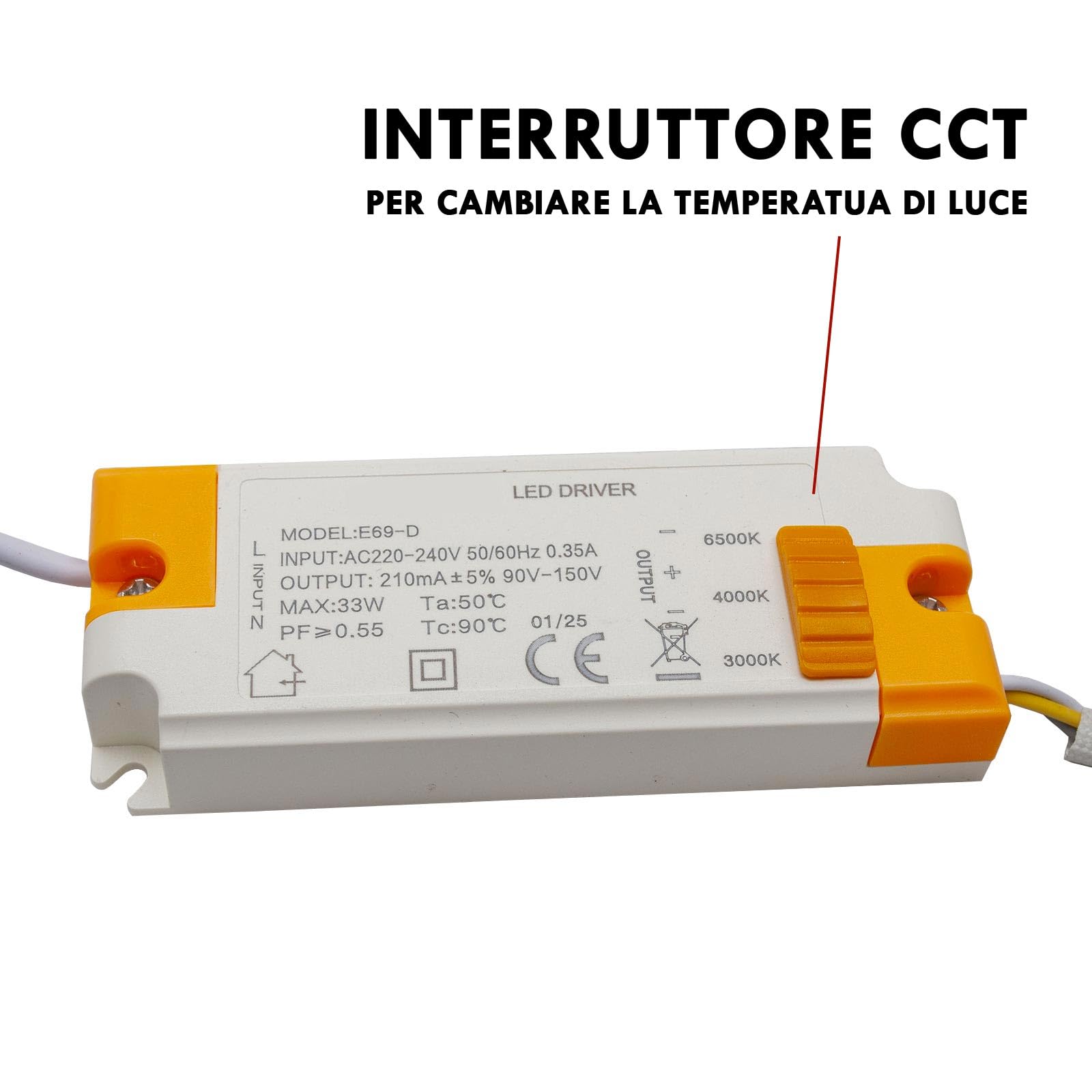 Applique da Parete Interno, Applique LED 28W Design Moderno, Forma Sanke Curvo, LED CCT 3 STEP Regolazione della Luce da 3000K a 6500K, Ideale per Camera da Letto, Salone, Studio, Ufficio, B&B, Hotel