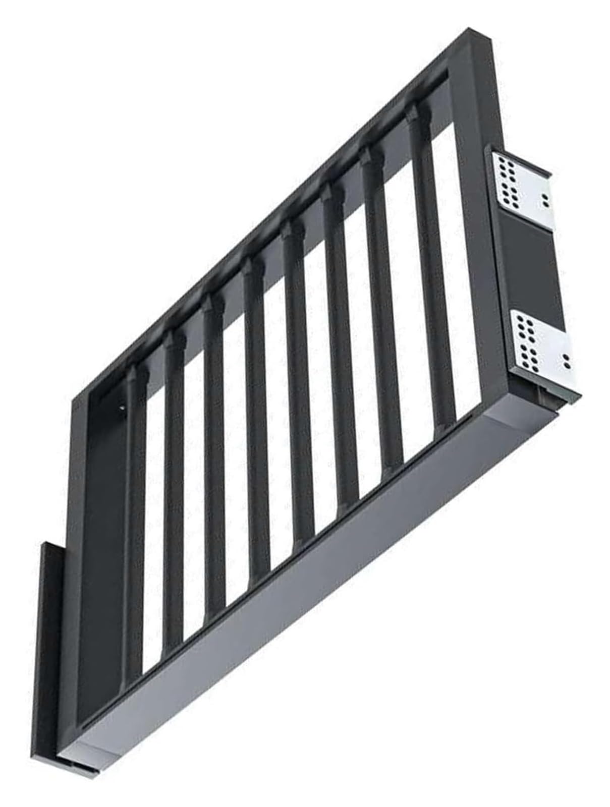 CAFIEDR Pull Out Pants Rack For Closet, Pull Out Trousers Rack Drawer, Adjustable Hidden.Black-665-714mm