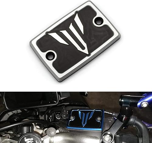 Vista 12 de Tapa de aceite para depósito de líquido de frenos delanteros compatible con Yamaha MT07 MT-07 FZ07 FZ-07 MT-09 MT09 FZ-09 FZ09 FJ09 MT-10 MT10 FZ10