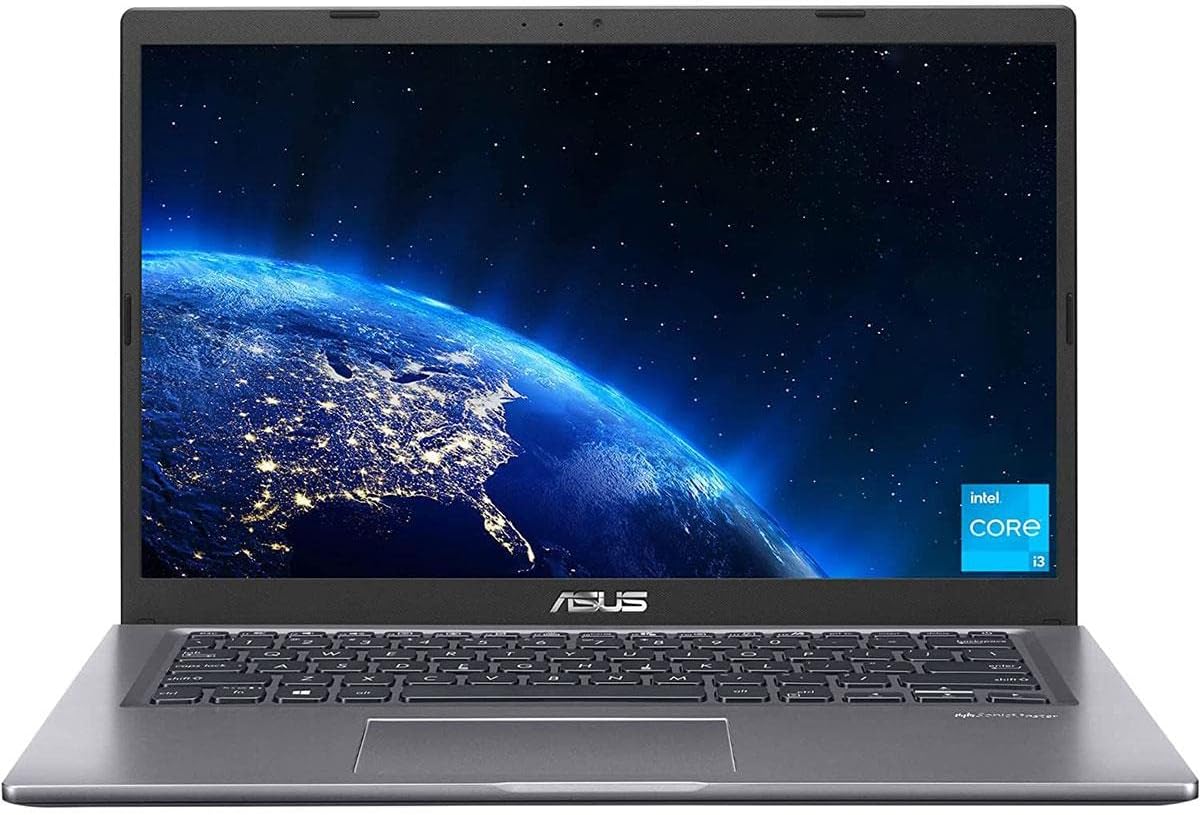 VivoBook 14 Slim Laptop Computer, 14" IPS FHD Display, Intel Core i3-1115G4 Processor, 4GB DDR4, 128GB PCIe SSD, Fingerprint Reader, Windows 11 Home in S Mode, Slate Grey, F415EA-AS31