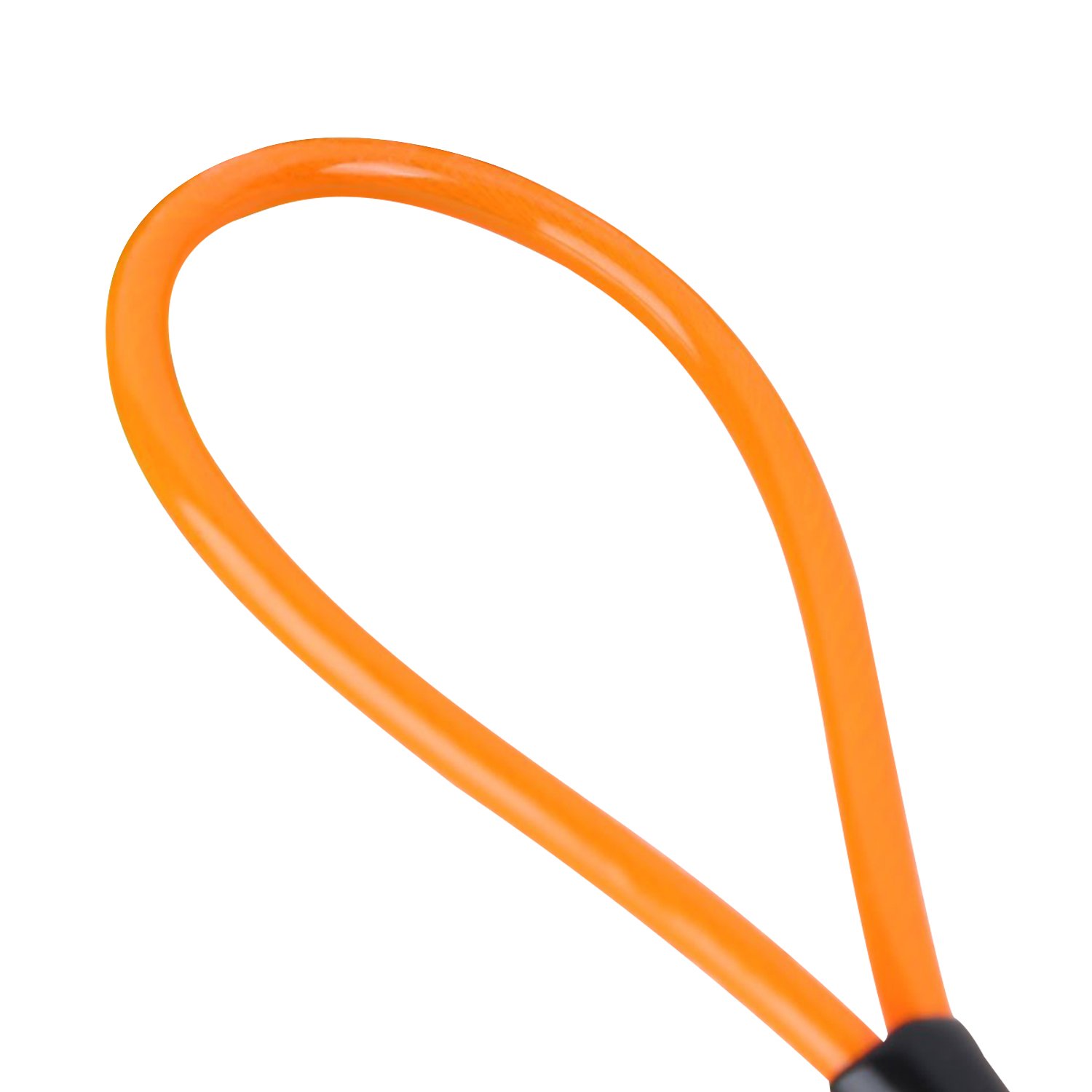 FoolHome Reminder Cable, 2pack Disc Lock Vehicle Baggage Steel Wire Rope Spring Rope(Orange)