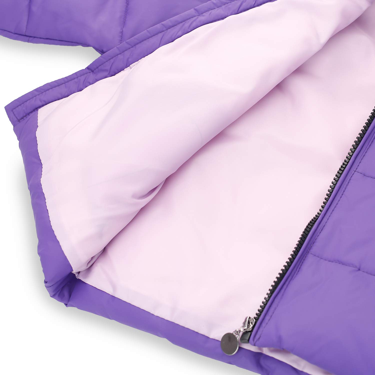 SANMIO Tuta da neve per bambini con cappotto invernale e pantaloni da neve, con cappuccio e pantaloni con bretelle, tuta antivento da sci 2-6T
