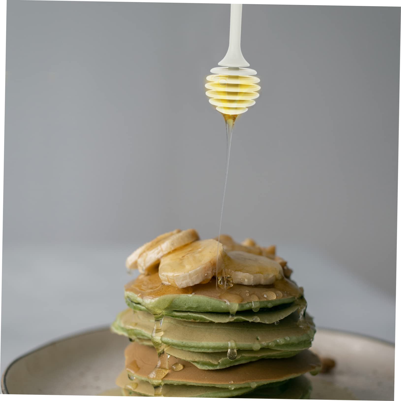 NAMOARLY 4pcs Honey Stirrer Mini Honey Dipper Honey Sticks Honeycomb Stick Stirring Stick Honeycomb Spoons Mini Scoop Honeycomb Dipper Sticks Mini Jar Jam Honey Stirring Rod White re-usable