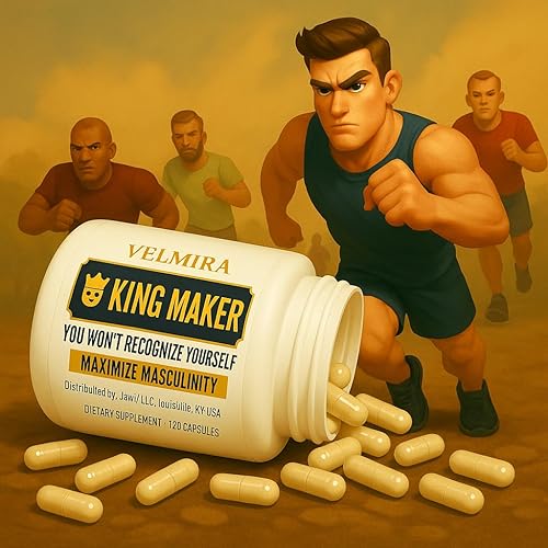 Miniatura 7 de King Maker - Suplemento sin azúcar 13 en 1  Apoyo energético  Recuperación muscular  Apoyo a la salud masculina  Vitamina d3 -Paquete certificado