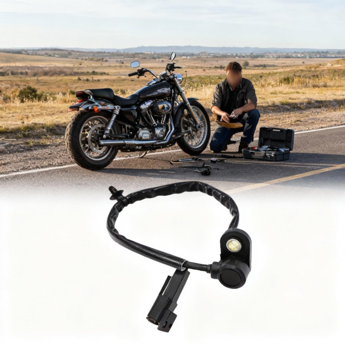 Sensore Albero Motore Adatto per Harley Davidson Sportster 883 1200 XLC Iron 883, 32804-04B 32804-04A 32804-04