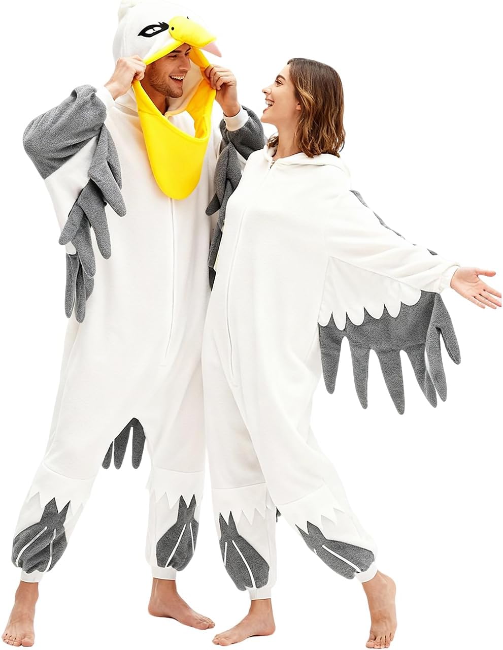 Pelican Onesie Adult Halloween Costume Cosplay Women men