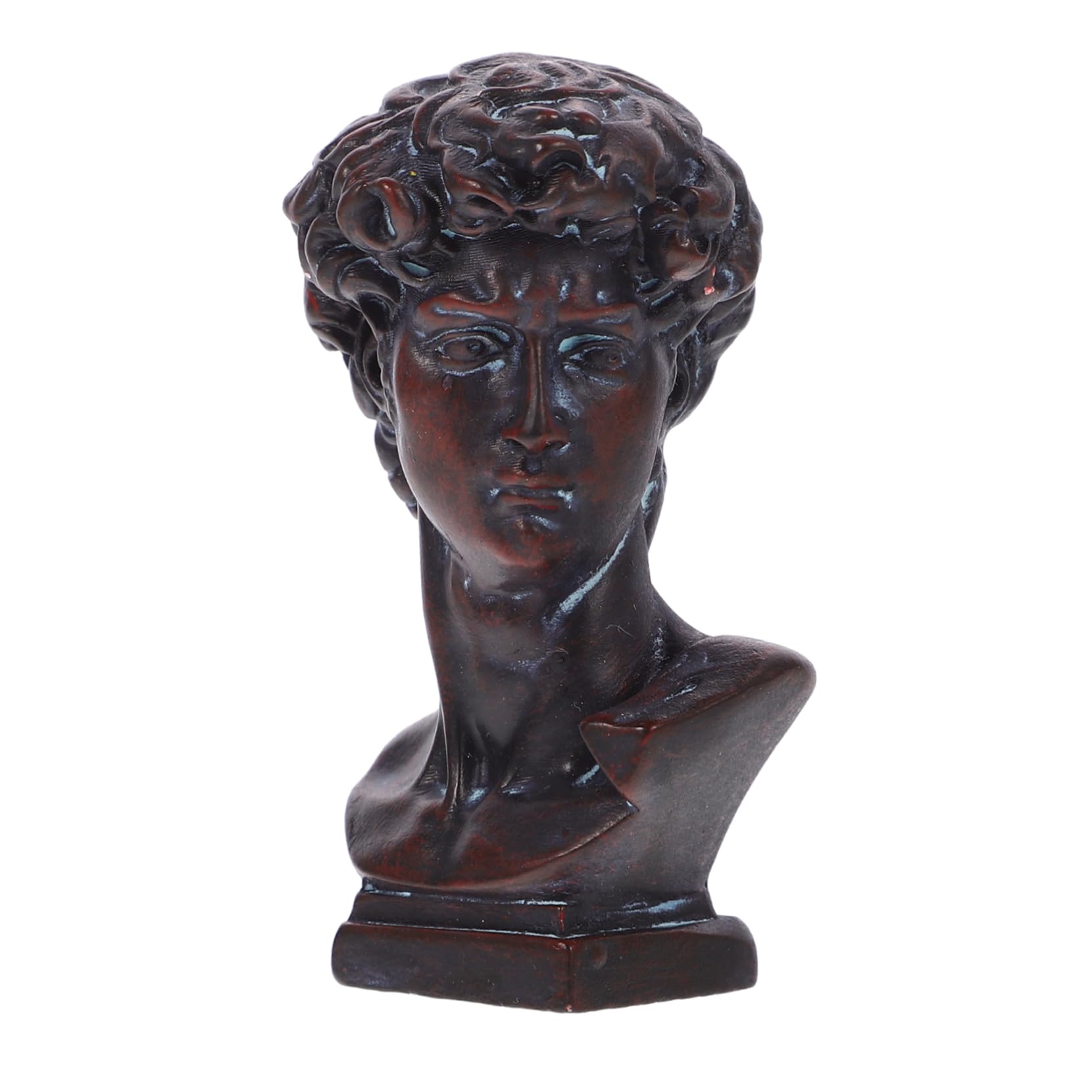 MAGICLULU Columna Romana Decoración Estatua Griega Decoración David Ornamento David Artesanía Decoración Griega David Escultura David Decoración Retro David Estatuilla Escultura De Resina