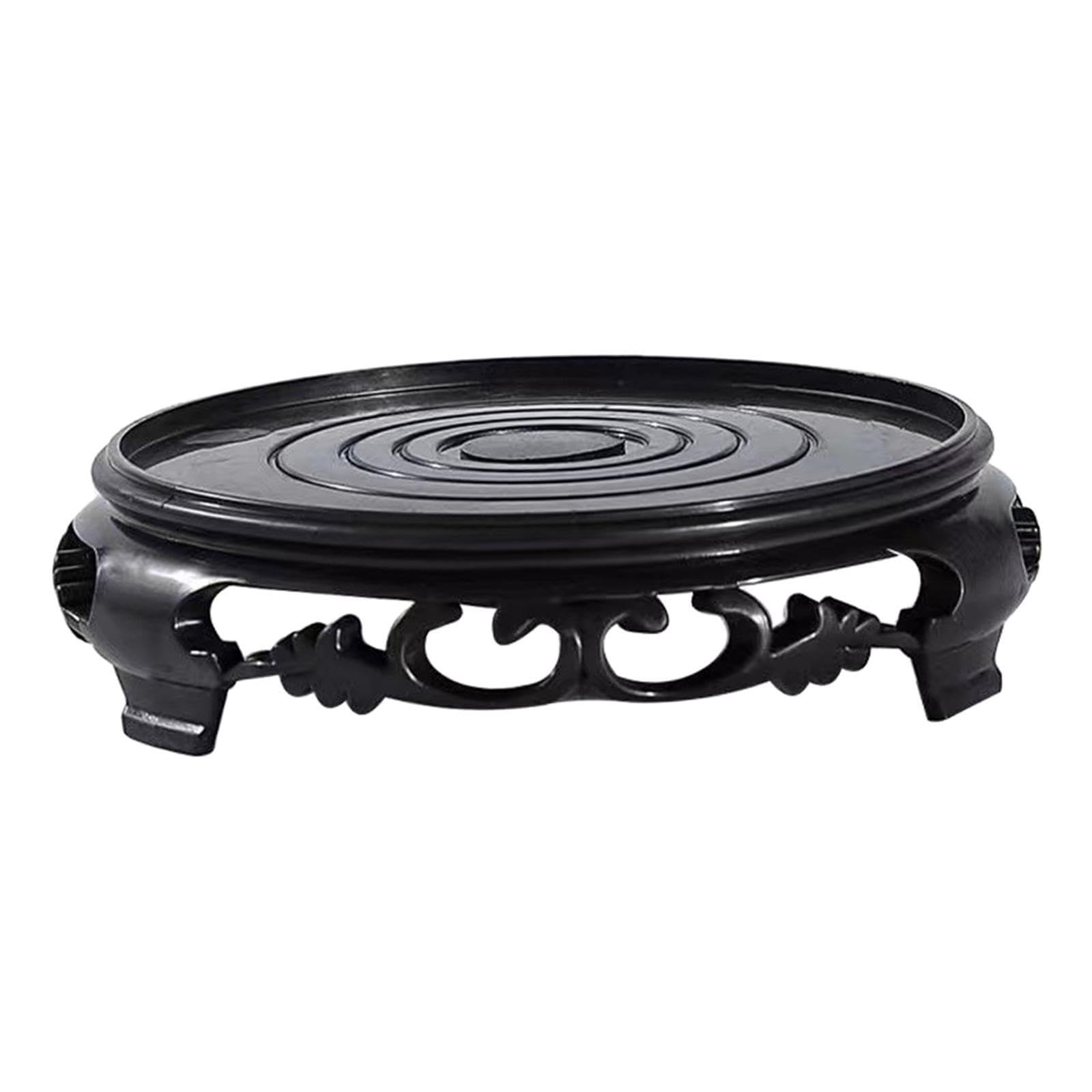 Zambuph Lightweight Round Flowerpot Stand Suited for Displaying Favorite Fishbowl Vase Or Planters for Creative Gift Idea Flowerpot Stand Bracket Vase Base, 14.8cm
