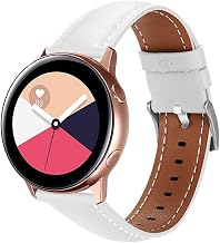 Leather Replacement Strap for Amazfit GTR Mini/GTR 42 mm/GTS 4/4 Mini/3/2/2e/2Mini, 20 mm Sports Watch Strap, Bracelets for Amazfit Bip 3/3 Pro/S/S Lite/U/U Pro/Active 3/Active 2