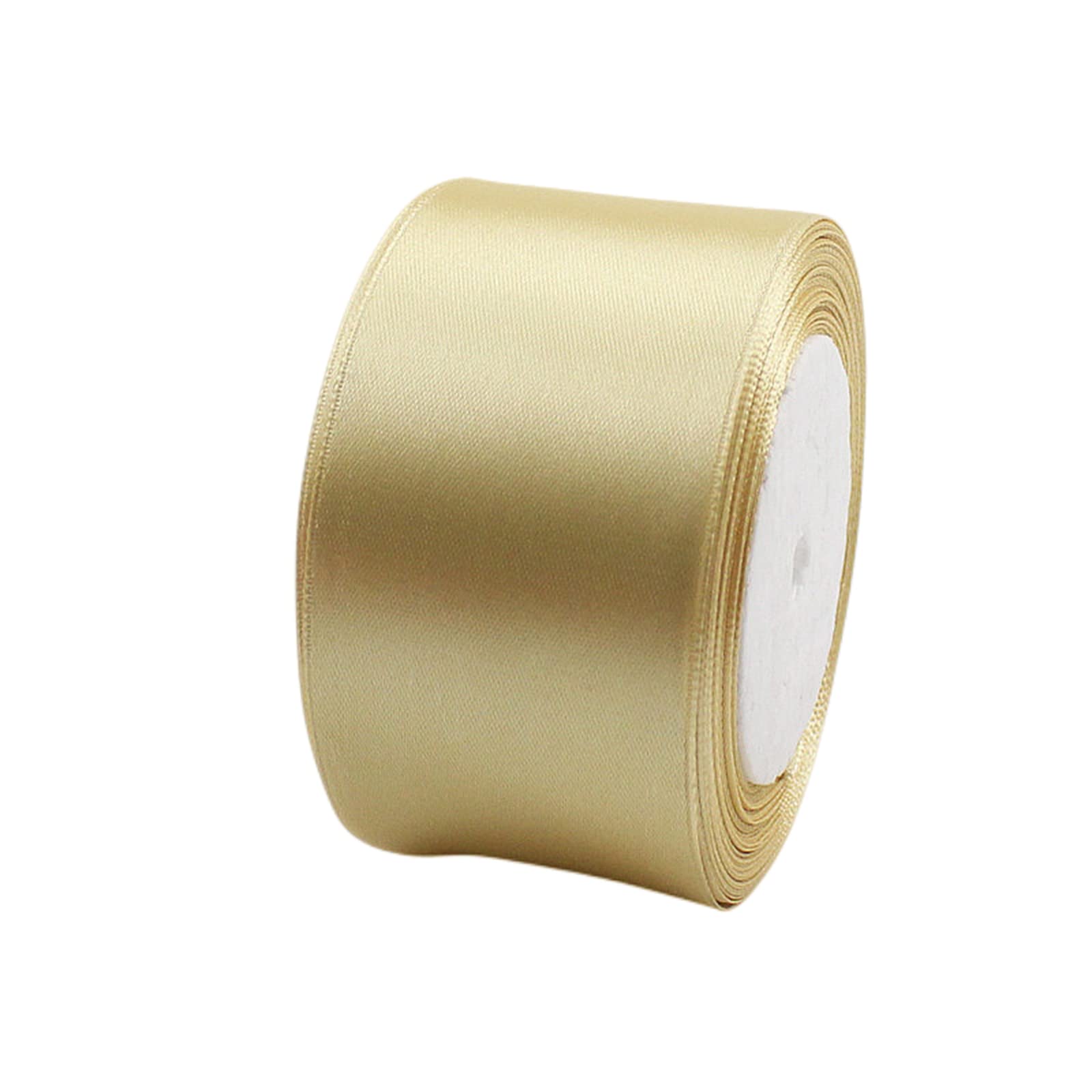 Champagne Gold Satin Ribbon 10mm, 23 Meters Champagne Fabric Ribbons Double Sided Silk Ribbons for Gift Wrapping, Crafting, Hair Bows, Balloons, Wreaths, Cakes, Wedding Party, Christmas Decoration — view 149