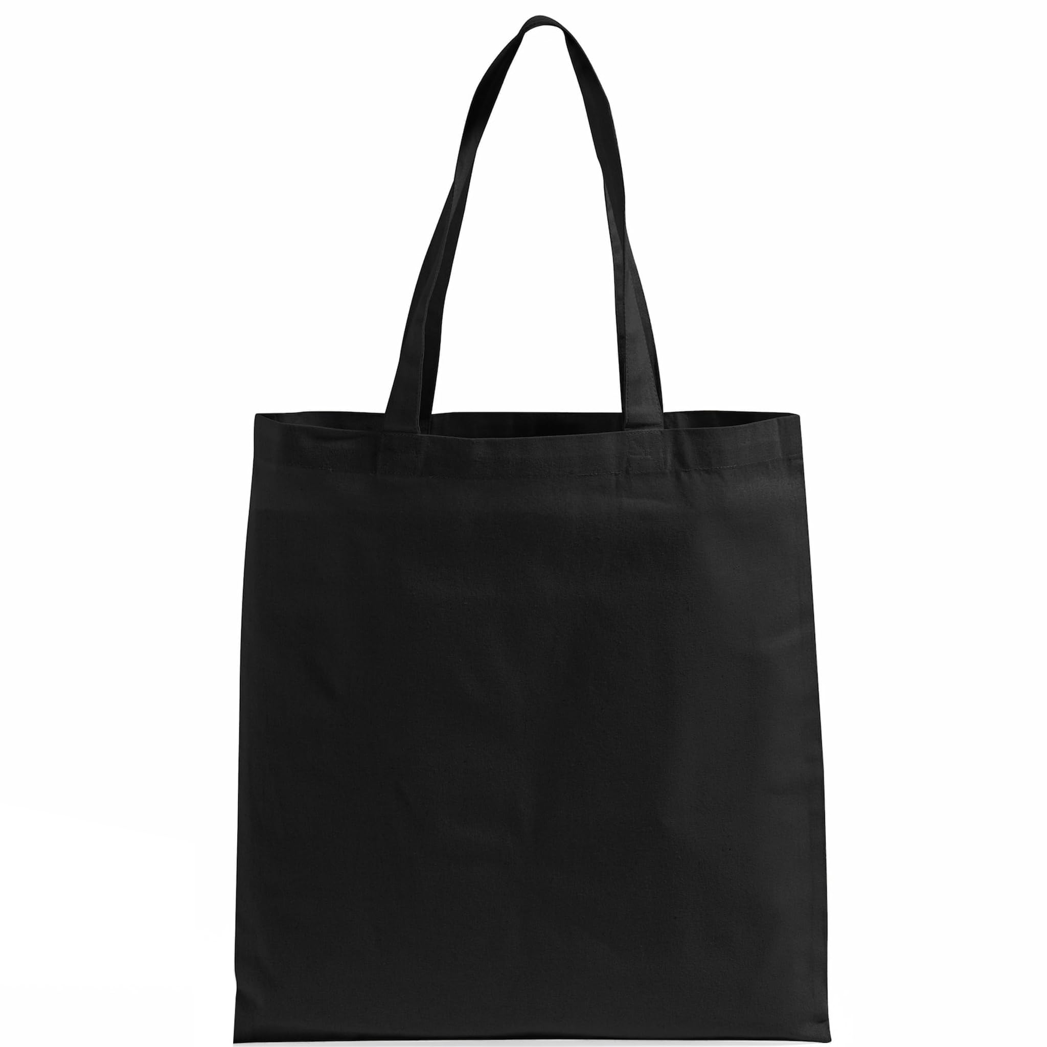 Economical Cotton Canvas Tote Bags in Bulk Lightweight Reusable Grocery Bags Ideal for DIY, Promotion, Gifts, and Events