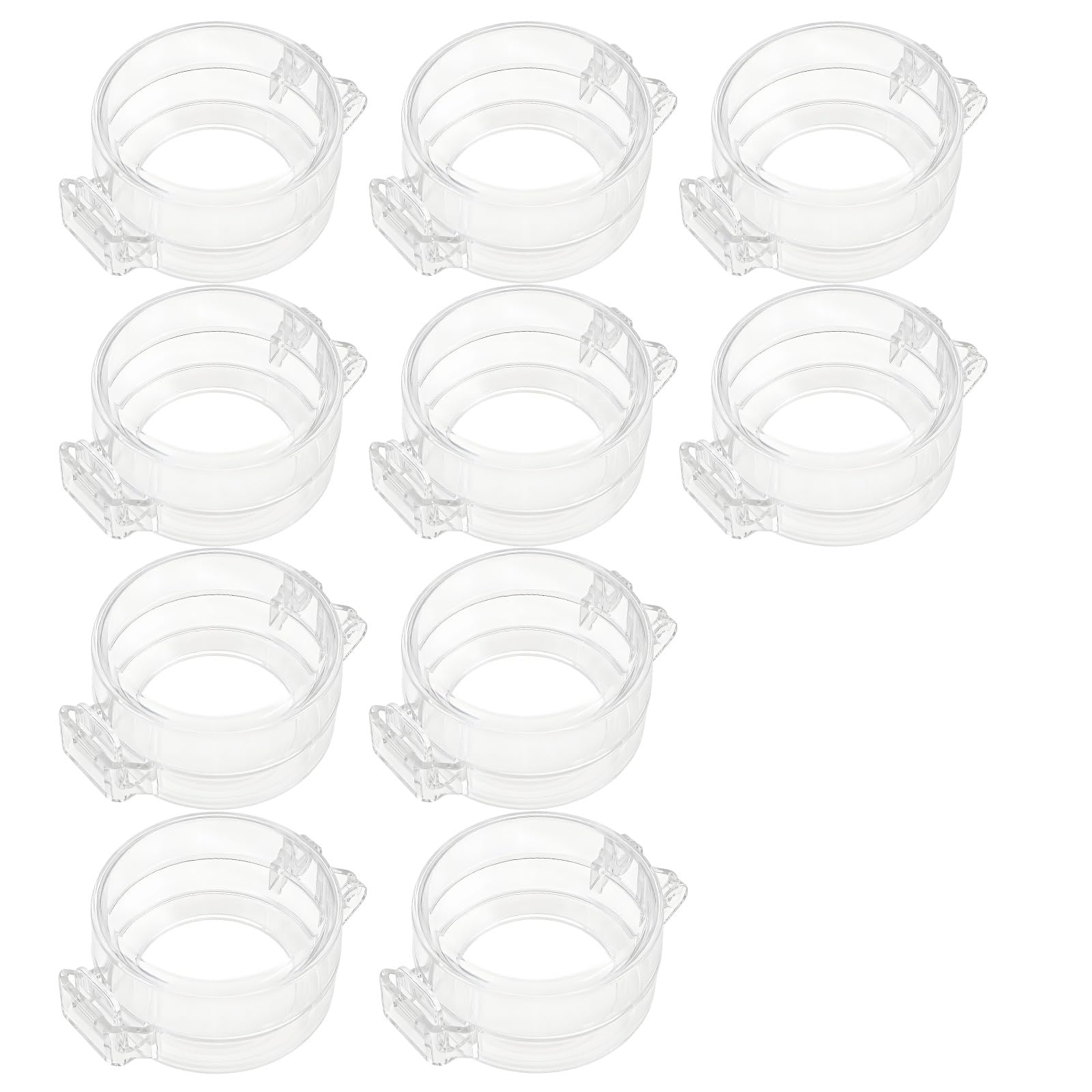 10PCS Door Handle Covers Transparent Accidental Ing Clear Anti Protecting Covers