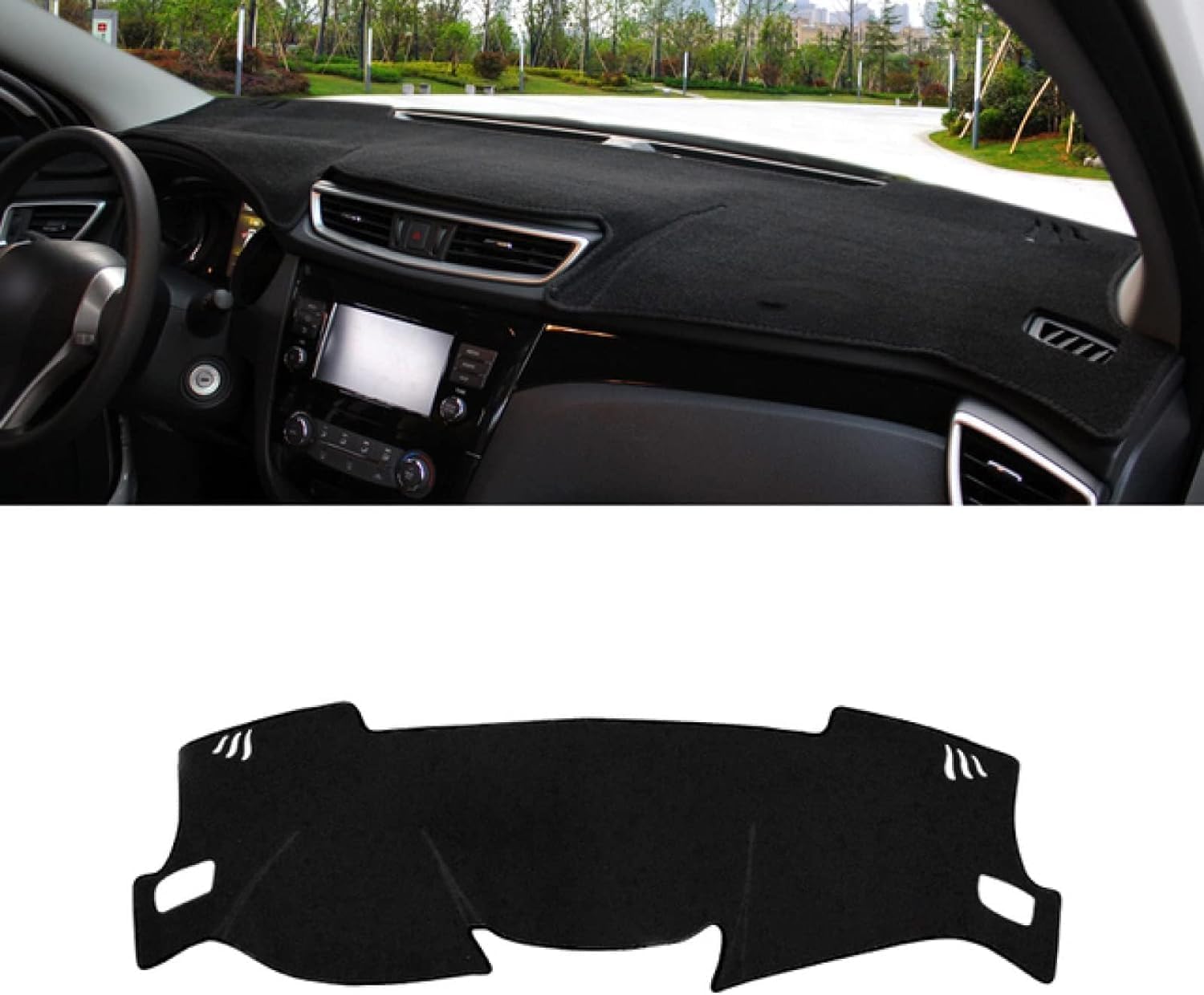 ZhangXD Car Dashboard Cover for Nissan Qashqai J11 2014-2020