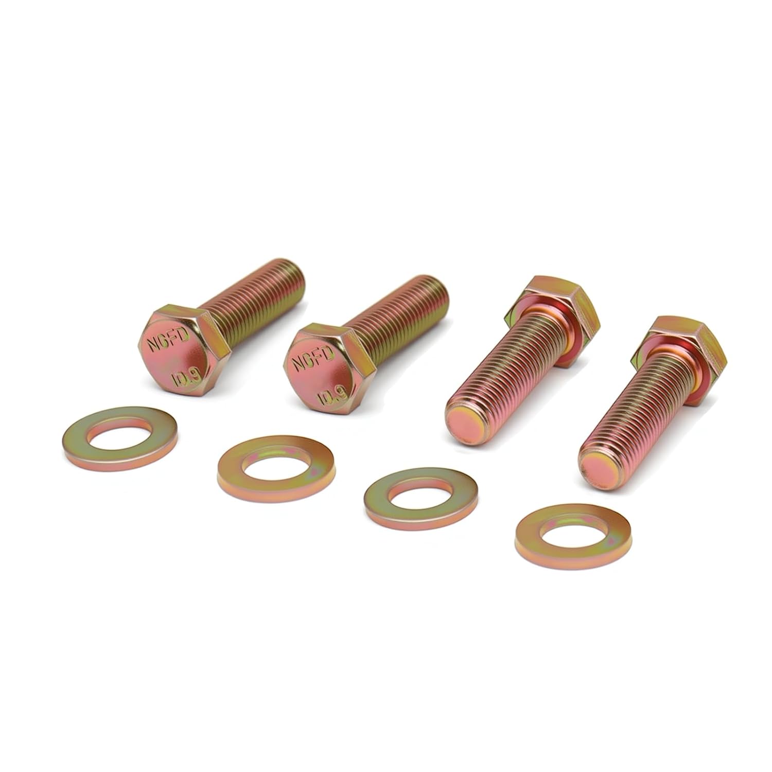 4 Pcs Gas Tank/Transfer Case Skid Plate Bolts Compatible with Jeep Wrangler JK JL Gladiator JT 2007-2024,Car Accessories for Wrangler JK JL Gladiator JT,Repalces 6104444AA