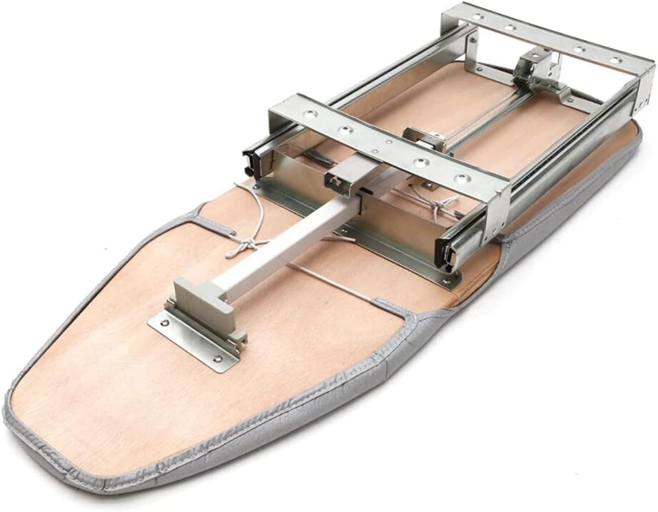 Hiding Ironing Board Retractable Ironing Board,Closet Built in Ironing Board,Mounted in Drawer Sliding Out Iron Board with Cover Swivel Pull Out Ironing Statio Folda (Cream Color) (Cream Color )