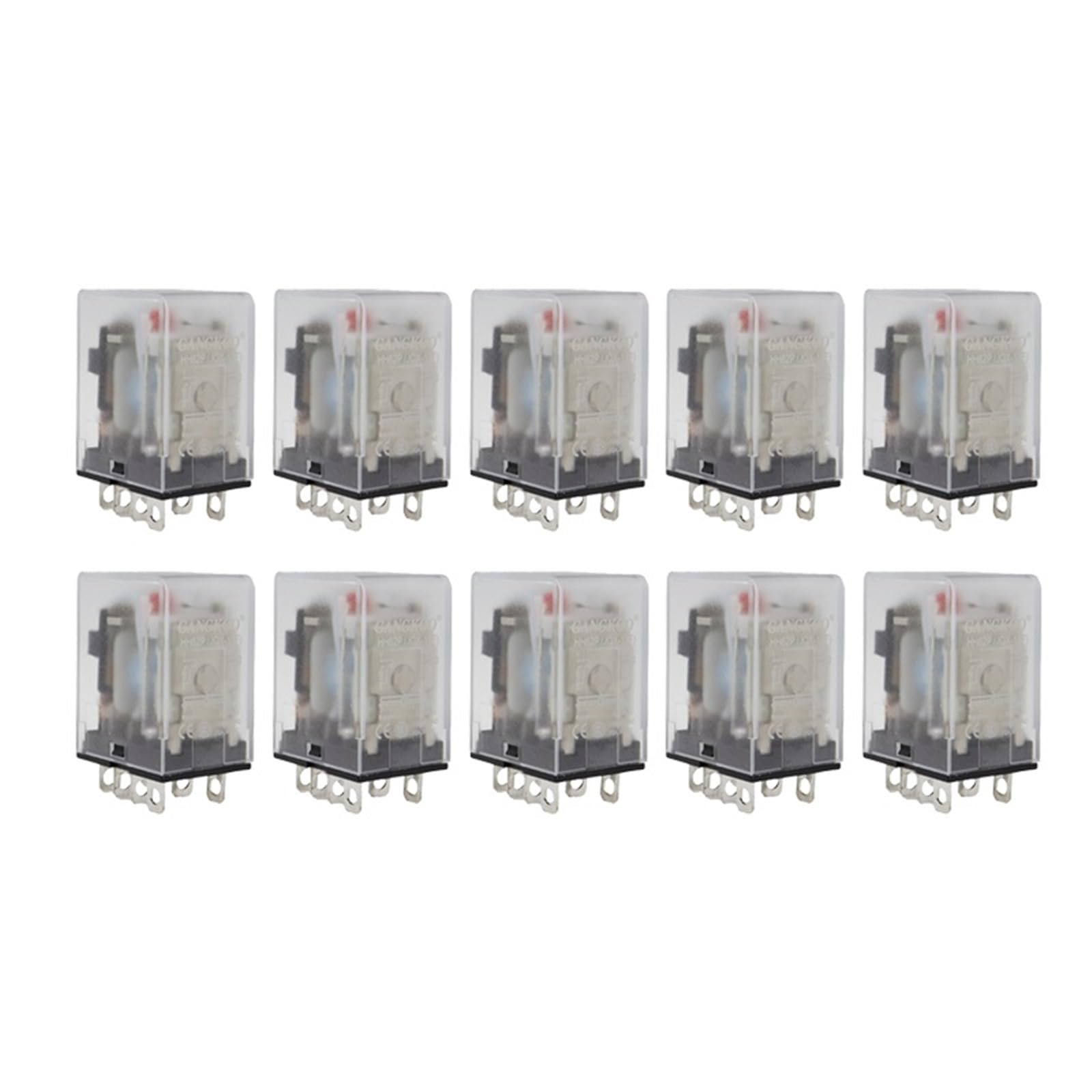 Relais électromagnétique DPDT 8 broches 10A DC 220V LY2NJ HH62P pour circuit