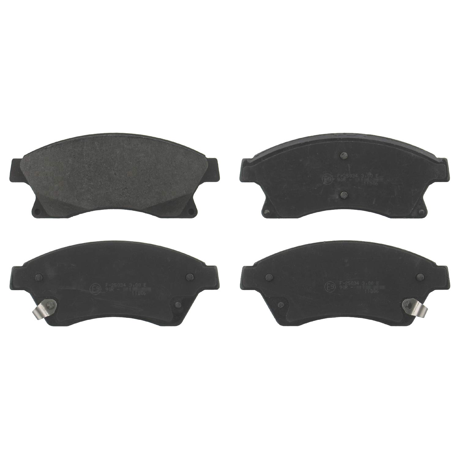 febi bilstein 16789 Brake Pad Set, 1 unit