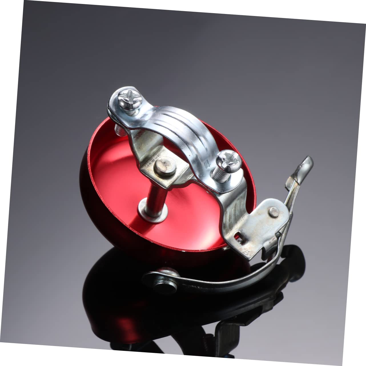 Parliky Bell Mountain Bike Aluminum Alloy Cycling Bell Easy Install for Cyclists and Pedestrians Stylish Red Dome Compatible with Standard Handlebars for All Bike Types