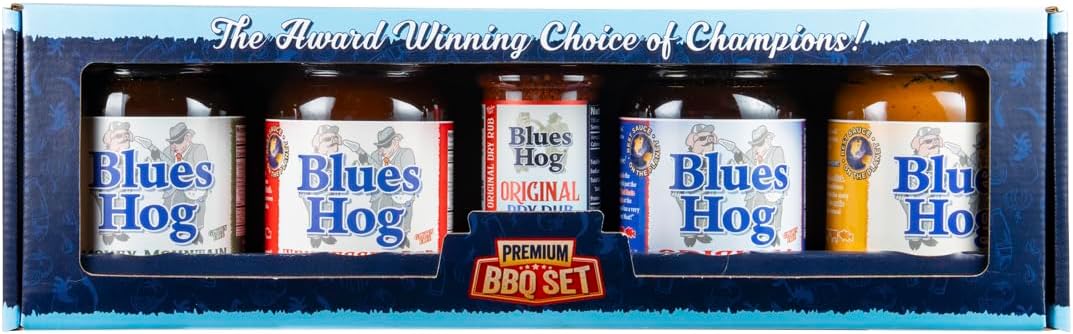 Premium Gift Set – Barbecue Sauce & Dry Rub Sampler Pack | Choice of Champions BBQ Variety Pack, All‑Natural & Made in the USA