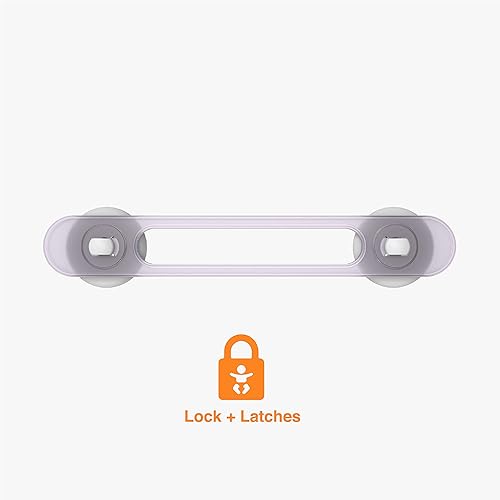 Miniatura 8 de Perma - Cerraduras adhesivas de seguridad para bebés y niños, 20 unidades, transparenteblanco