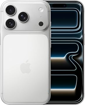 Apple iPhone 17 Pro de 256 GB: Pantalla de 6,3 Pulgadas con Promotion hasta 120 Hz, Chip A19 Pro, autonomía revolucionaria, Sistema de cámaras Pro Fusion con cámara Frontal Center Stage; Plata