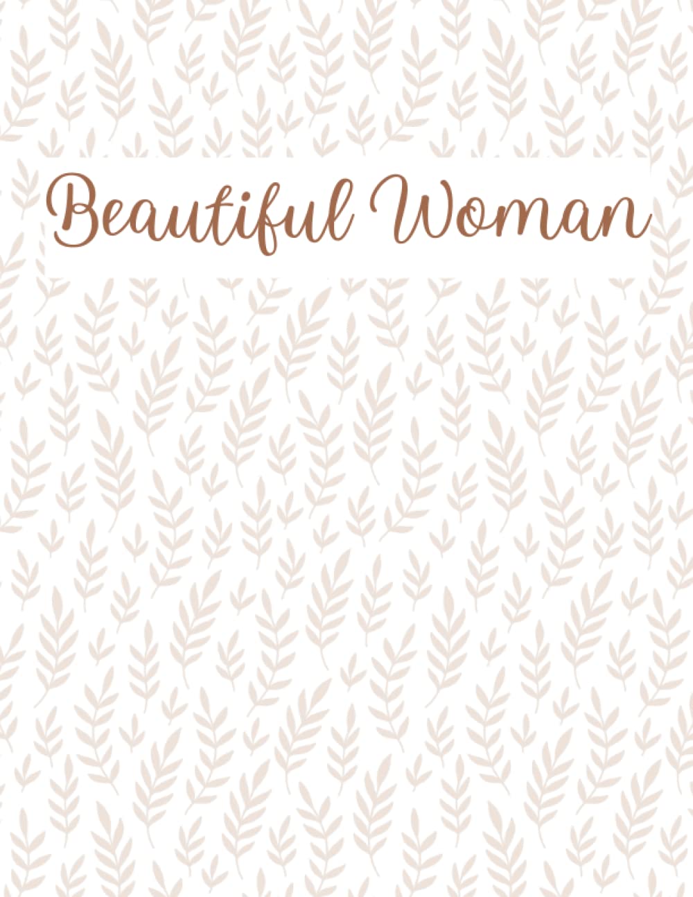 Journal Beautiful Woman de 500 pages pour votre routine de développement personnel