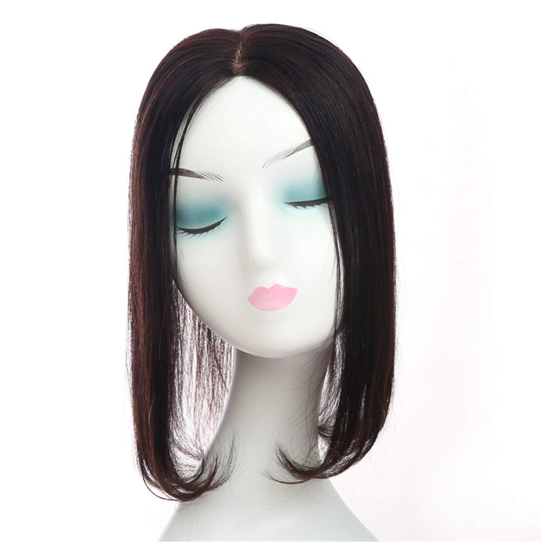 Amazon.com : LXUE Human Hair Topper for Thinning Hair 4 display picture 1
