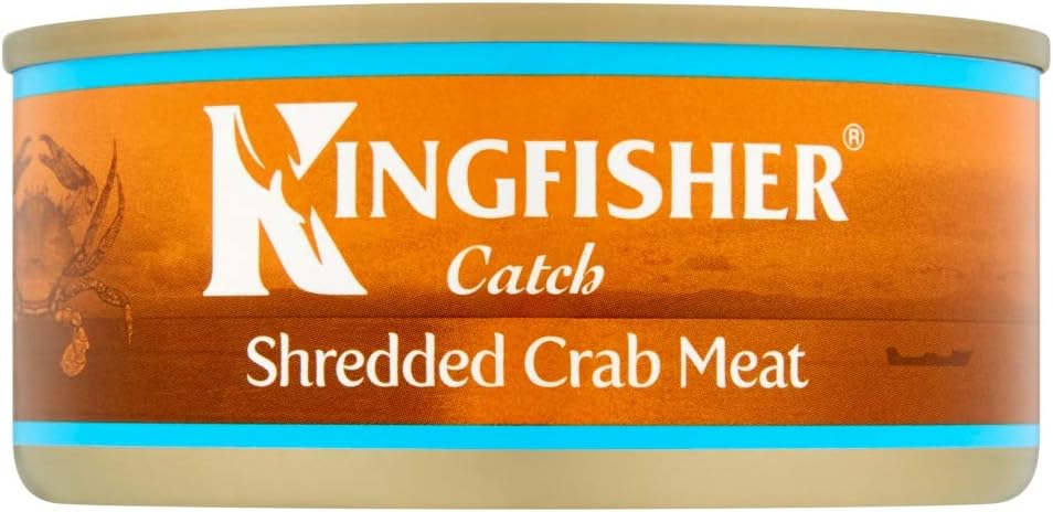 Kingfisher Catch Shredded Crab Meat in Brine, 145g