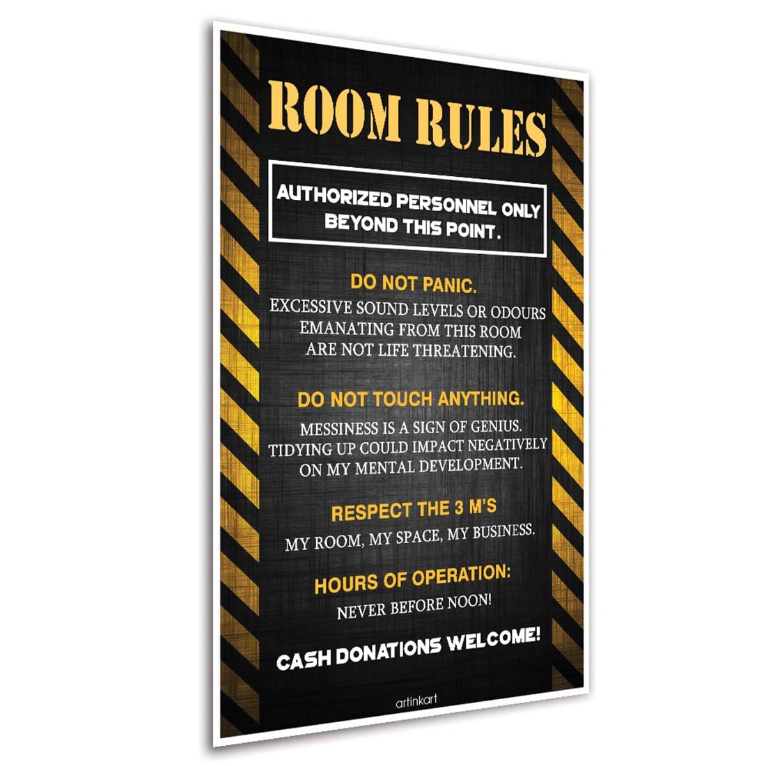 House Rules Poster - Family Wall Decor -5