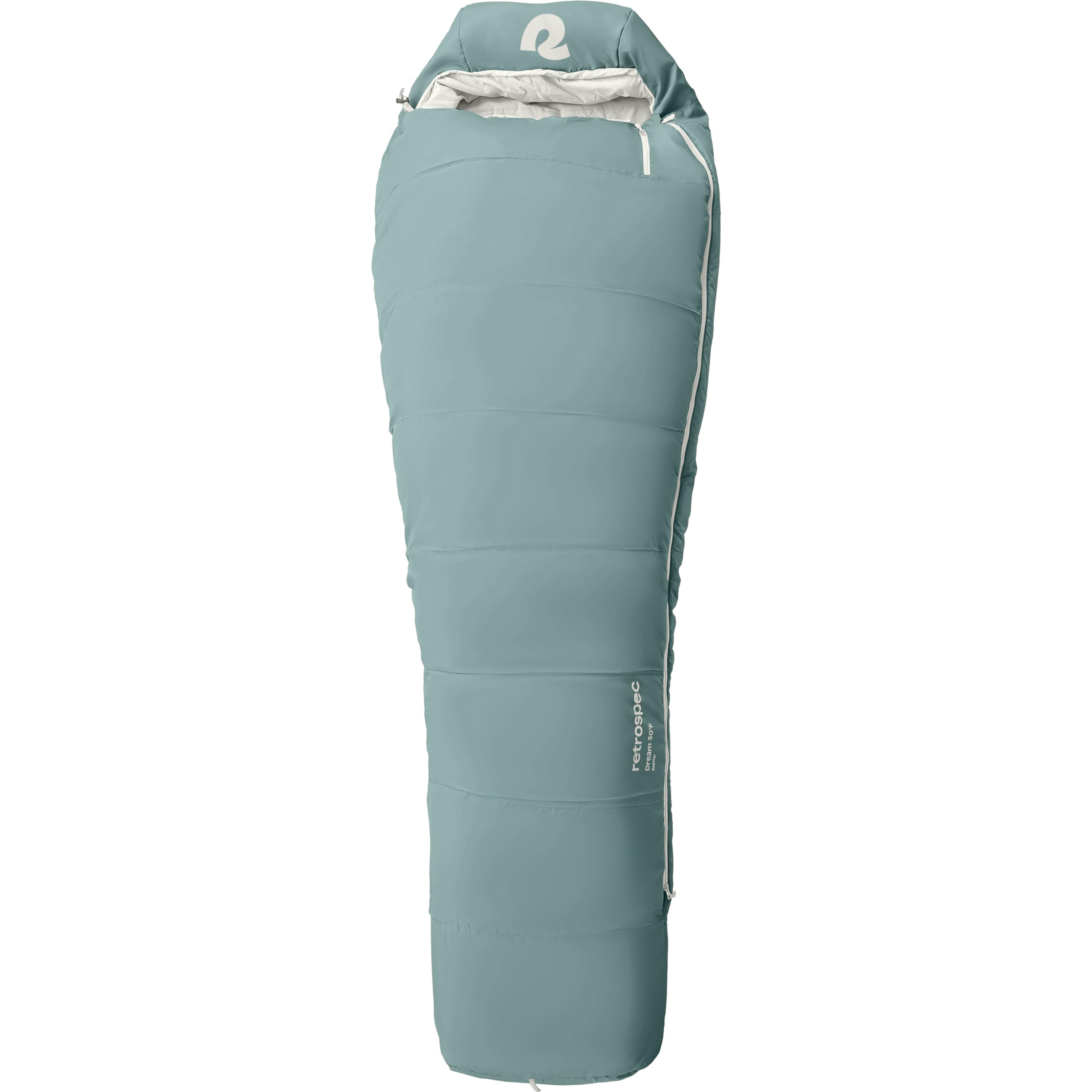 Retrospec Dream Mummy Sleeping Bag - 5 15 30 F Cold Weather Camping Travel Essential Gear with Water