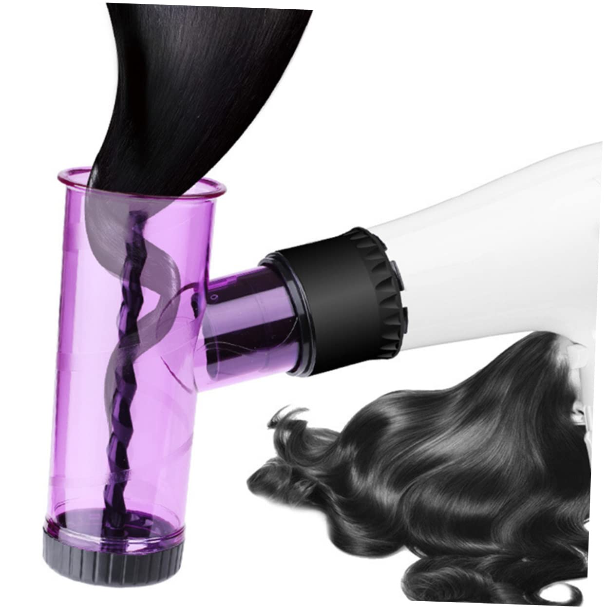 Hair Dryer Curl Diffuser Attachment Easy Install Curly Hair Styling Tool for Beautiful Waves Compatible with Blow Dryers Effortless Curls