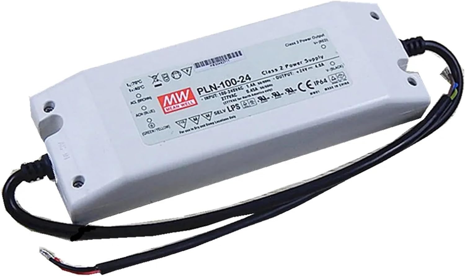 1PCS PLN-60 Series DC9V 12V 15V 20V 24V 27V 36V 48V 60W Single Output LED Power Supply PFC Function LED Lighting Power(PLN-60-36)