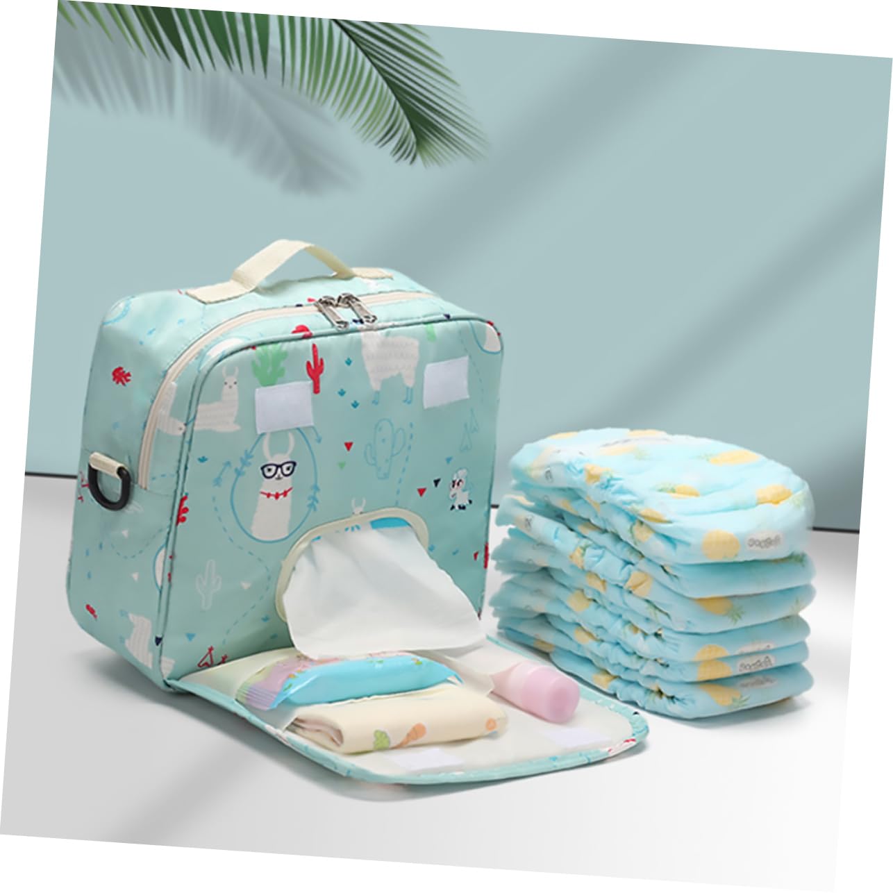 TOYANDONA 2stücke Wiederverwendbare Wickeltasche Für Praktische Und wasserdichte Aufbewahrungslösung Für Windeln Für Unterwegs Mit Buntem Design Und Strapazierfähigem Material