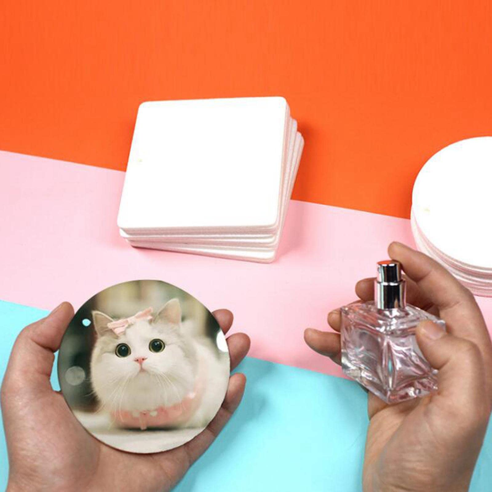 Buy VMS INDIA Sublimation Air Freshener Blanks Car Scented Sheets 30Pcs