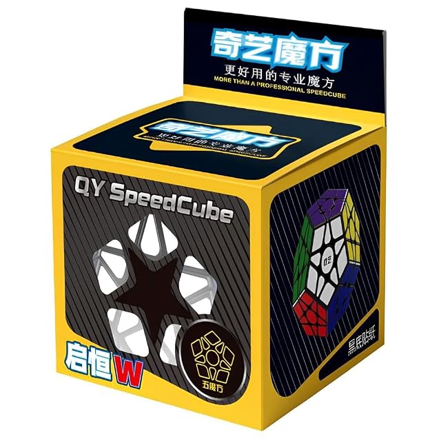Foto 2 de 3 de Logica Juegos - Cubo mágico Megaminx Qiheng W - Rompecabezas dodecaedro - Rompecabezas Speedcubing