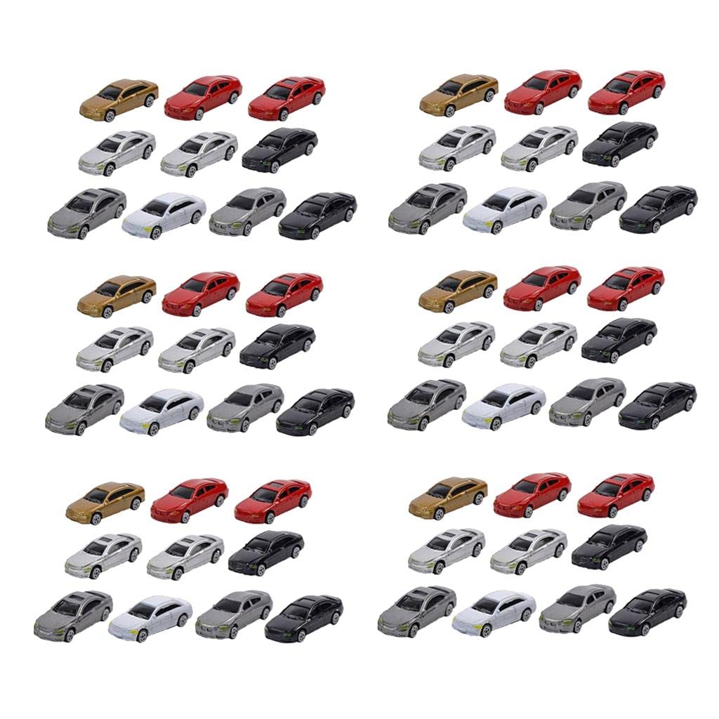 HO Scale Model Miniature Car Toy 1/87 Building Train Scenery Set of 50/60/70 60pcs | Toys & Hobbies | Model Railroads & Trains | HO Scale | Parts & Accessories-image-47
