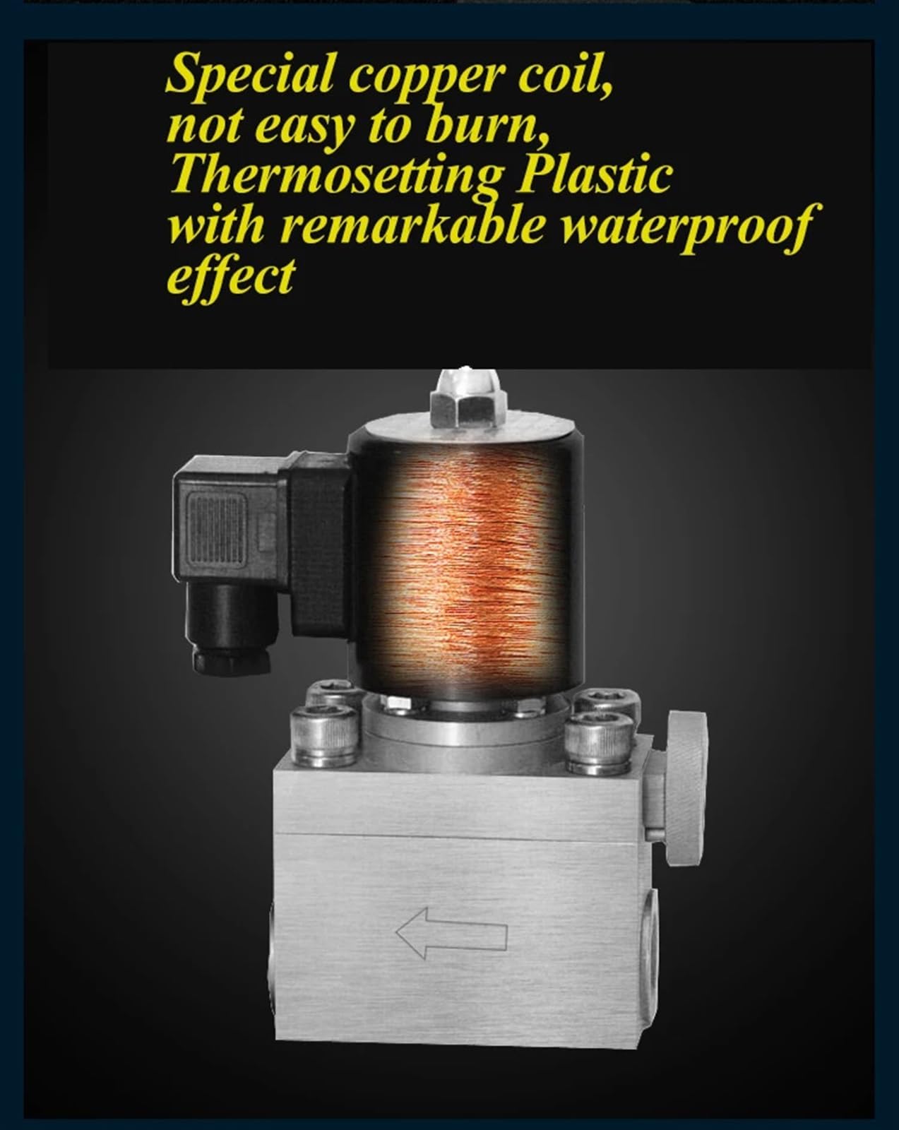 Zawór elektromagnetyczny CO2 2-drożny 300 bar 30 MPa, otwór na dwutlenek węgla 1,1/4 cala 32 mm SS304 DN32, normalnie zamknięty (Dn32,NPT-DC12V)